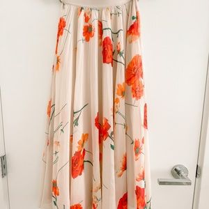 Aritzia skirt | pleated midi skirt | Wilfred